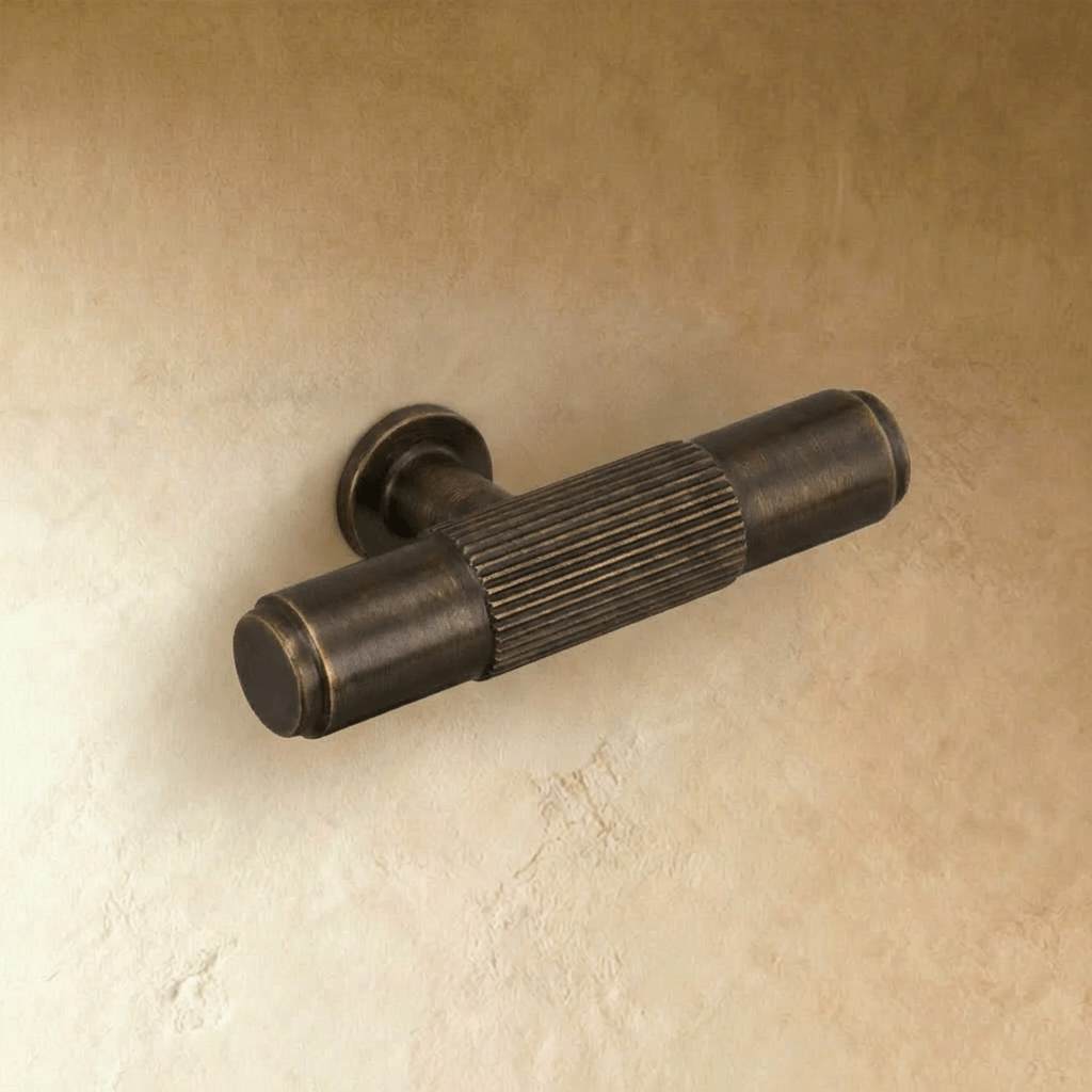 Residence Supply Cepo knob and pull bar for cabinet hardware, featuring modern metal design for kitchen and furniture cabinets.