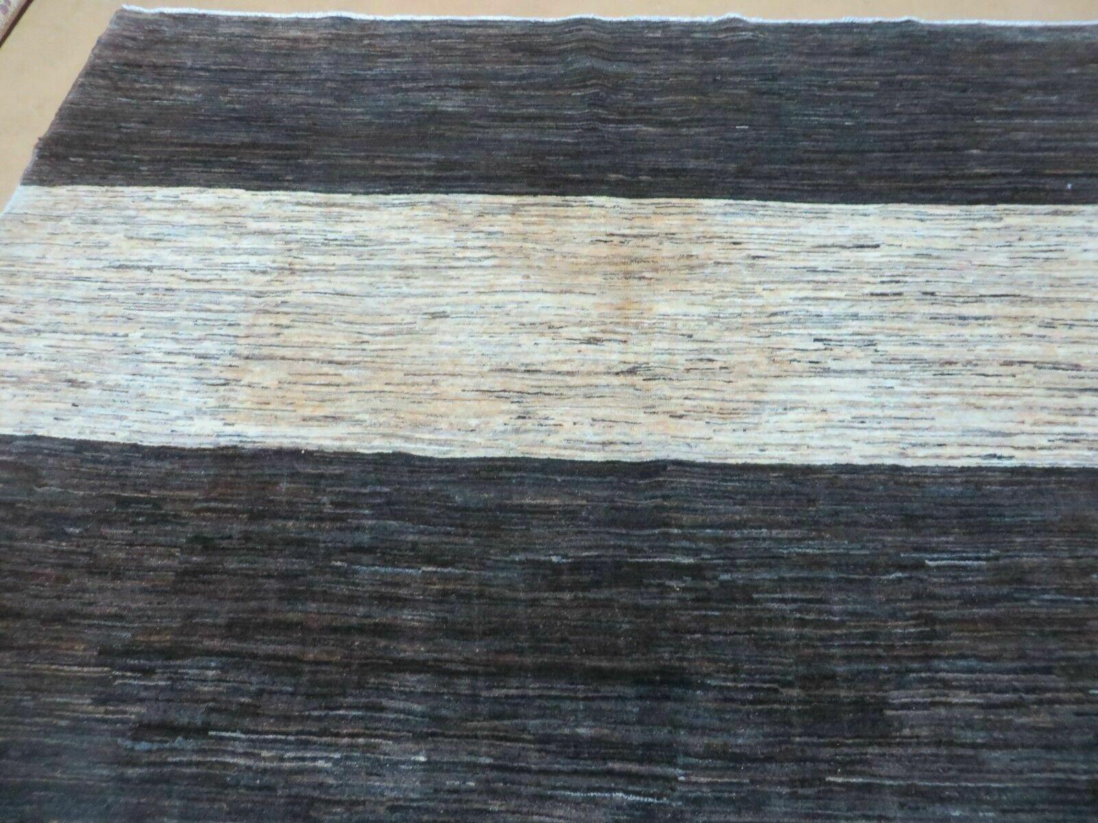 6' 6" X 8' Modern Tibetan Nepal Art Deco Chinese Hand Knotted Wool Rug Nice - Nuvé