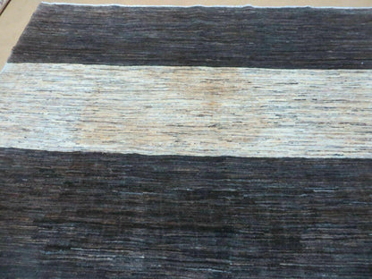 6' 6" X 8' Modern Tibetan Nepal Art Deco Chinese Hand Knotted Wool Rug Nice - Nuvé