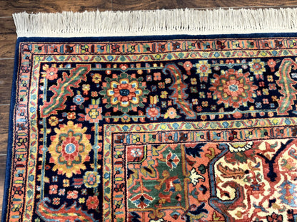 8.8 x 12 Karastan Heriz Rug #726, Vintage Wool Discontinued Carpet, Original 700 Series - Nuvé