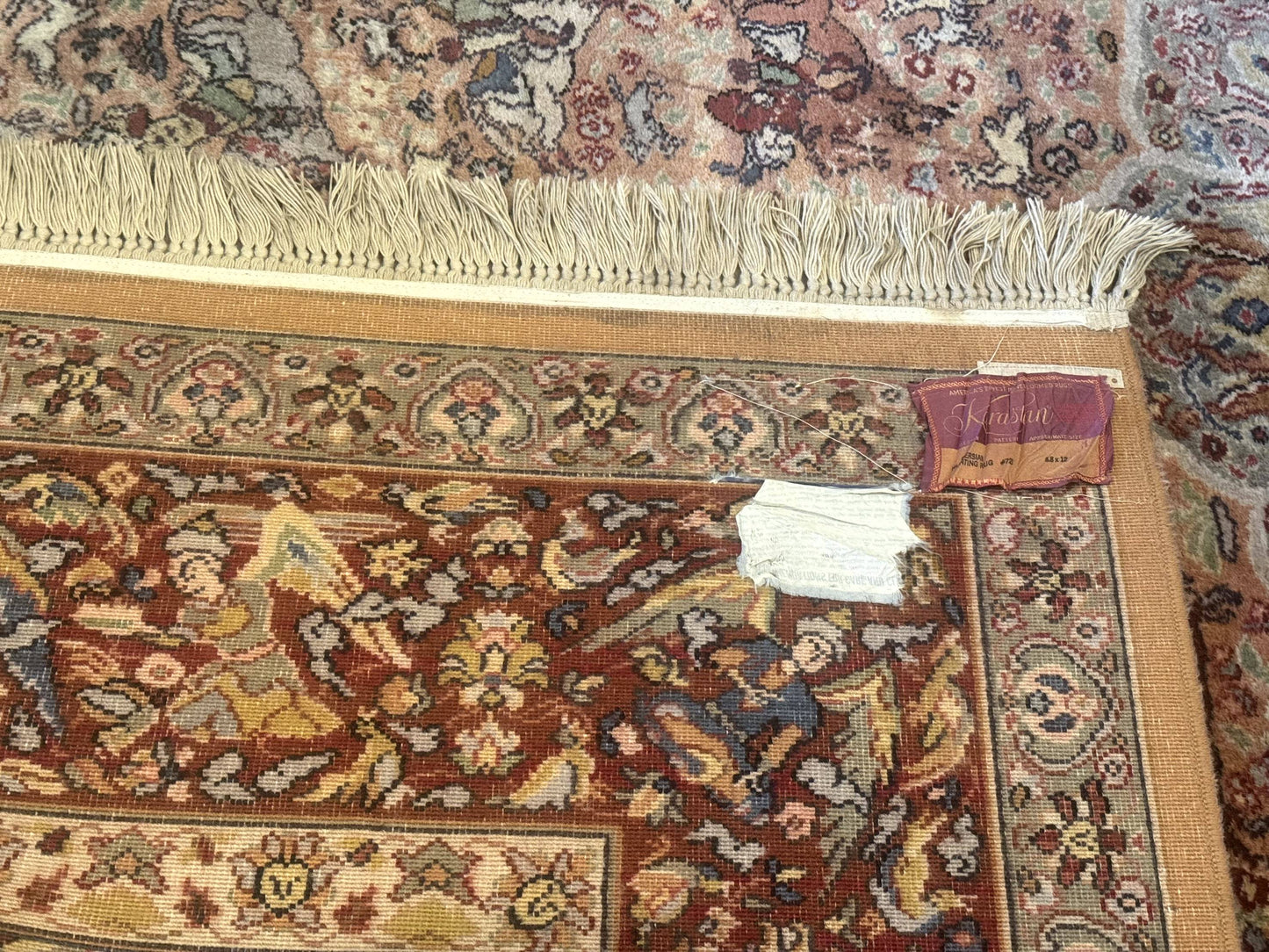 Karastan Rug 8.8 x 12 Persian Hunting Rug #723, Wool Area Rug - Nuvé