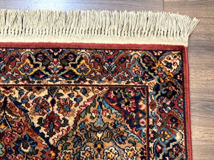 Karastan Rug 3x5 Multicolor Panel Kirman #717, Original 700 Series, Wool Pile, Discontinued - Nuvé