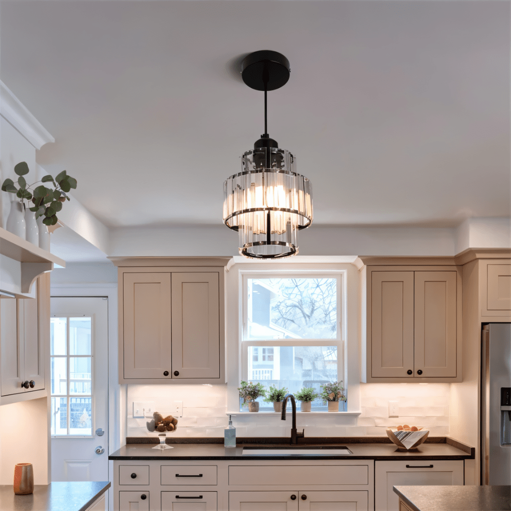 Charagh Pendant Light by Residence Supply featuring a sleek, modern design with a glass shade and metallic accents.