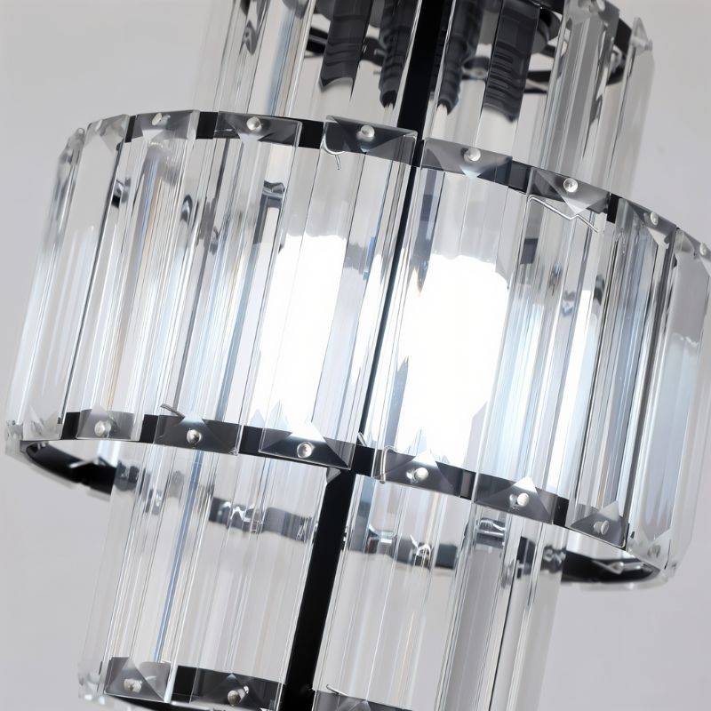 Residence Supply Charagh Pendant Light hanging fixture with a sleek, modern design and clear glass shade.