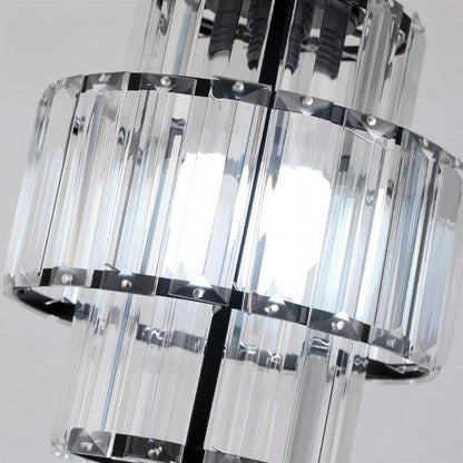 Residence Supply Charagh Pendant Light hanging fixture with a sleek, modern design and clear glass shade.