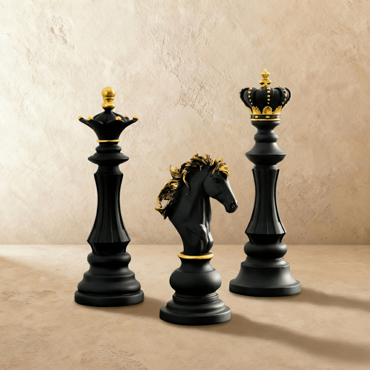 Residence Supply chess figurine sculpture, decorative home and garden chess piece, detailed and artistic design for display.