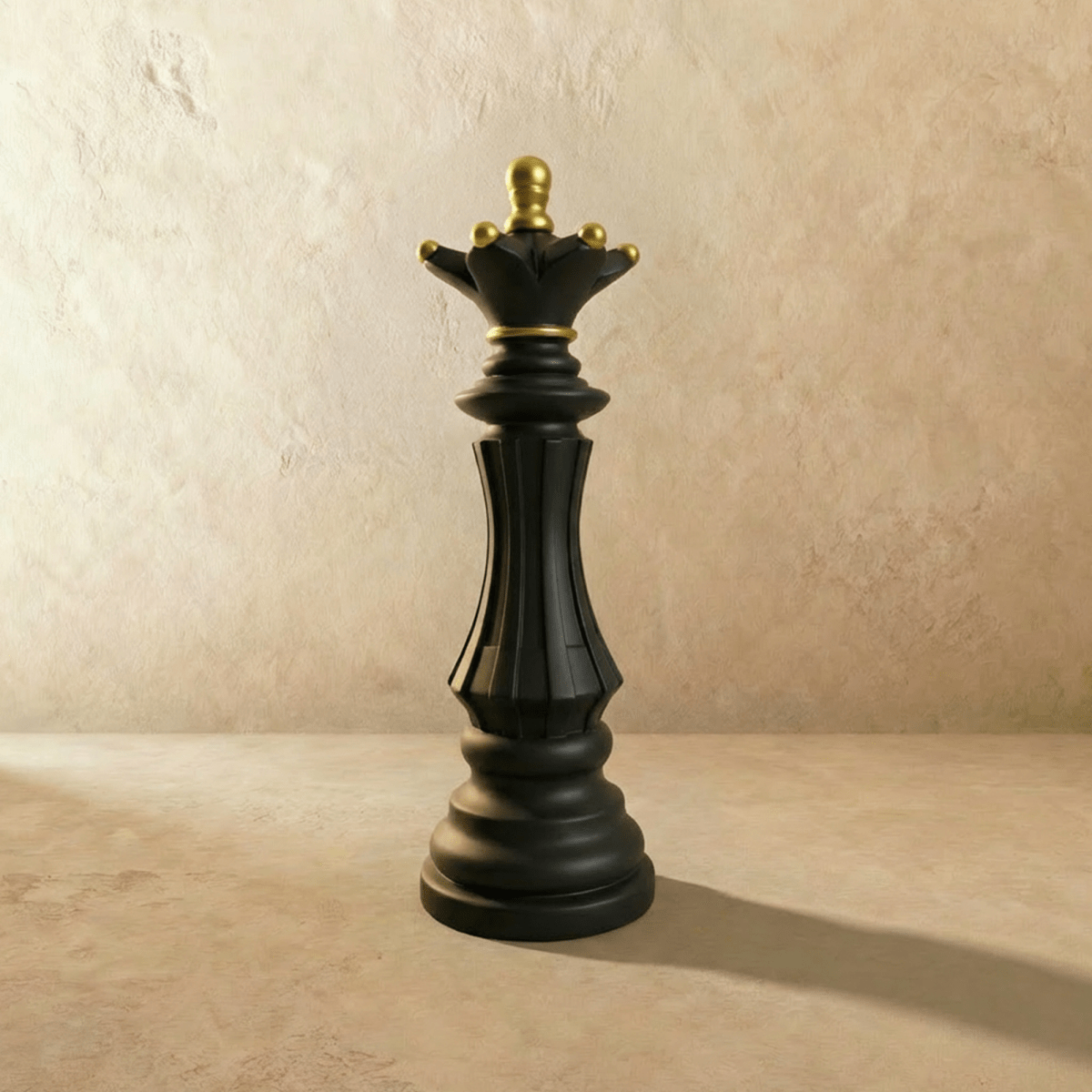 Residence Supply chess figurine sculpture for home decor, featuring a detailed chess piece sculpture for stylish interior accents.