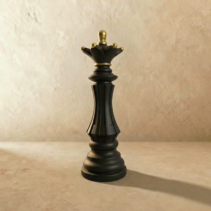 Residence Supply chess figurine sculpture for home decor, featuring a detailed chess piece sculpture for stylish interior accents.