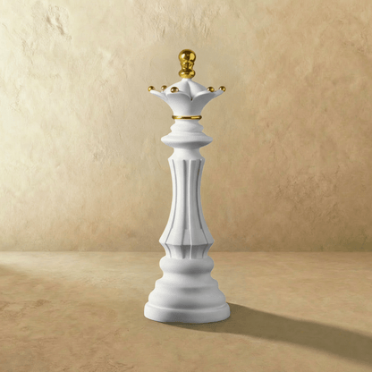 Residence Supply chess figurine sculpture for home decor, featuring a detailed chess piece in a stylish design.
