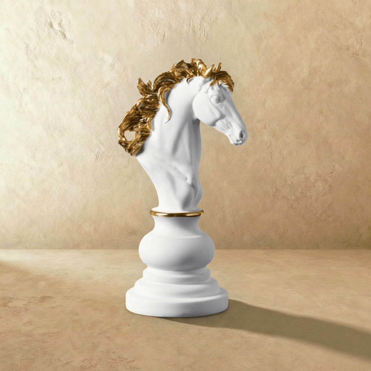 Residence Supply chess figurine sculpture, decorative chess piece for home and garden decor, detailed and stylish design