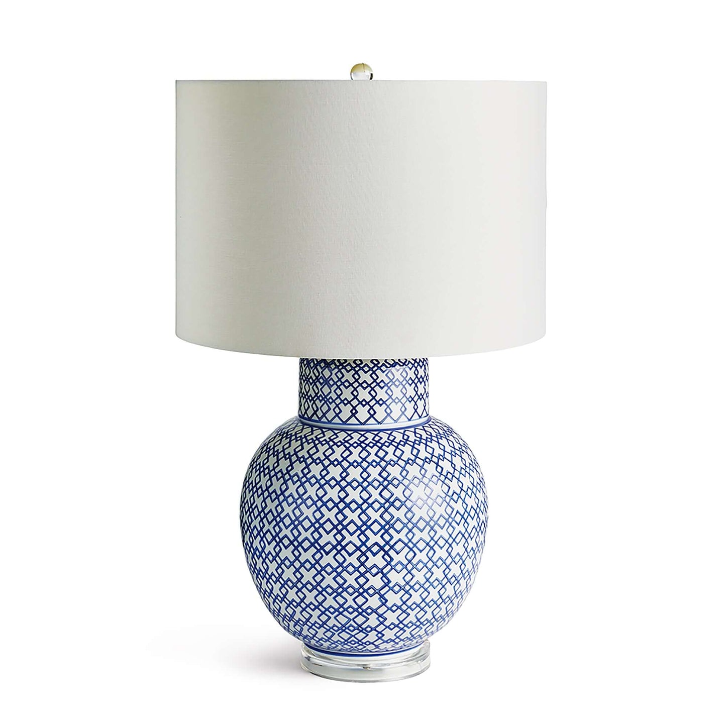 Chinoiserie Blue and White Ginger Jar Lamp - Nuvé