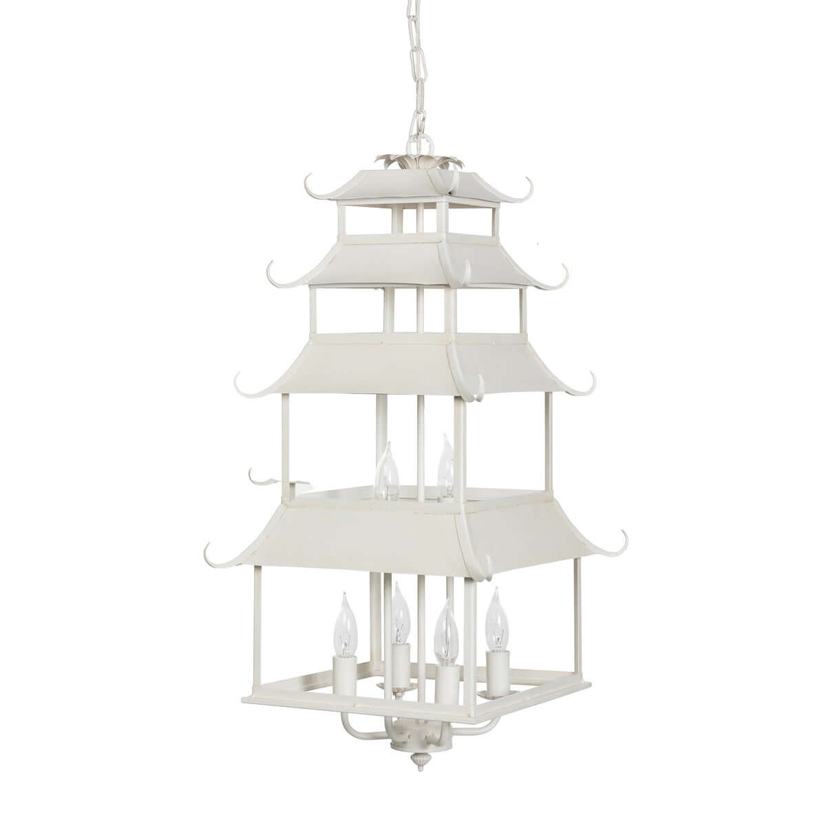 Chinoiserie Peace Pagoda Chandelier - Nuvé