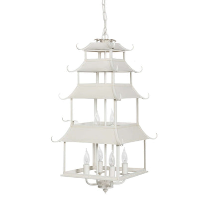 Chinoiserie Peace Pagoda Chandelier - Nuvé