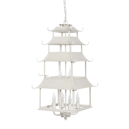 Chinoiserie Peace Pagoda Chandelier - Nuvé