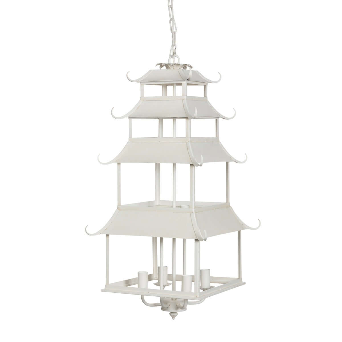 Chinoiserie Peace Pagoda Chandelier - Nuvé