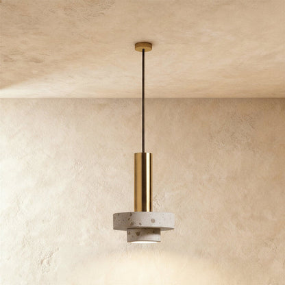 Modern Cielo Pendant Light by Residence Supply with a sleek, minimalist design and a smooth, rounded glass shade.