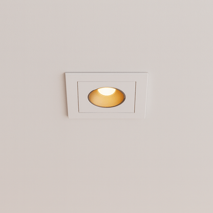 Civor Downlight by Residence Supply, modern recessed LED light with sleek design and white finish, mounted in ceiling.