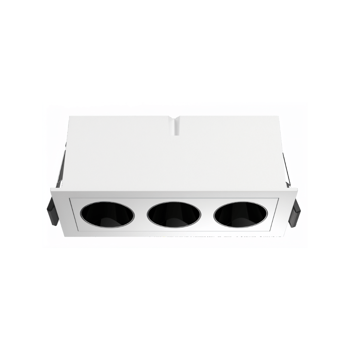 Residence Supply Civor Downlight installed on ceiling, modern LED recessed lighting fixture for home or office lighting.