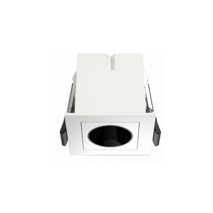 Residence Supply Civor Downlight fixture showing sleek, modern design with a round white LED light for ceiling installation.