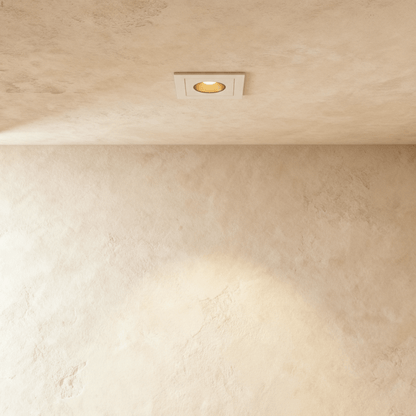 Modern Civor Downlight by Residence Supply, showing a sleek white LED recessed ceiling light fixture.