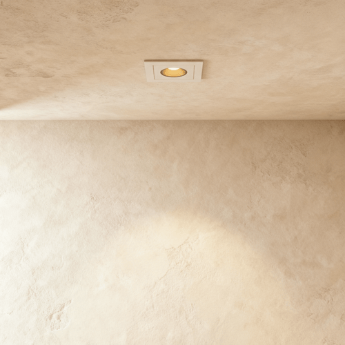 Modern Civor Downlight by Residence Supply, showing a sleek white LED recessed ceiling light fixture.