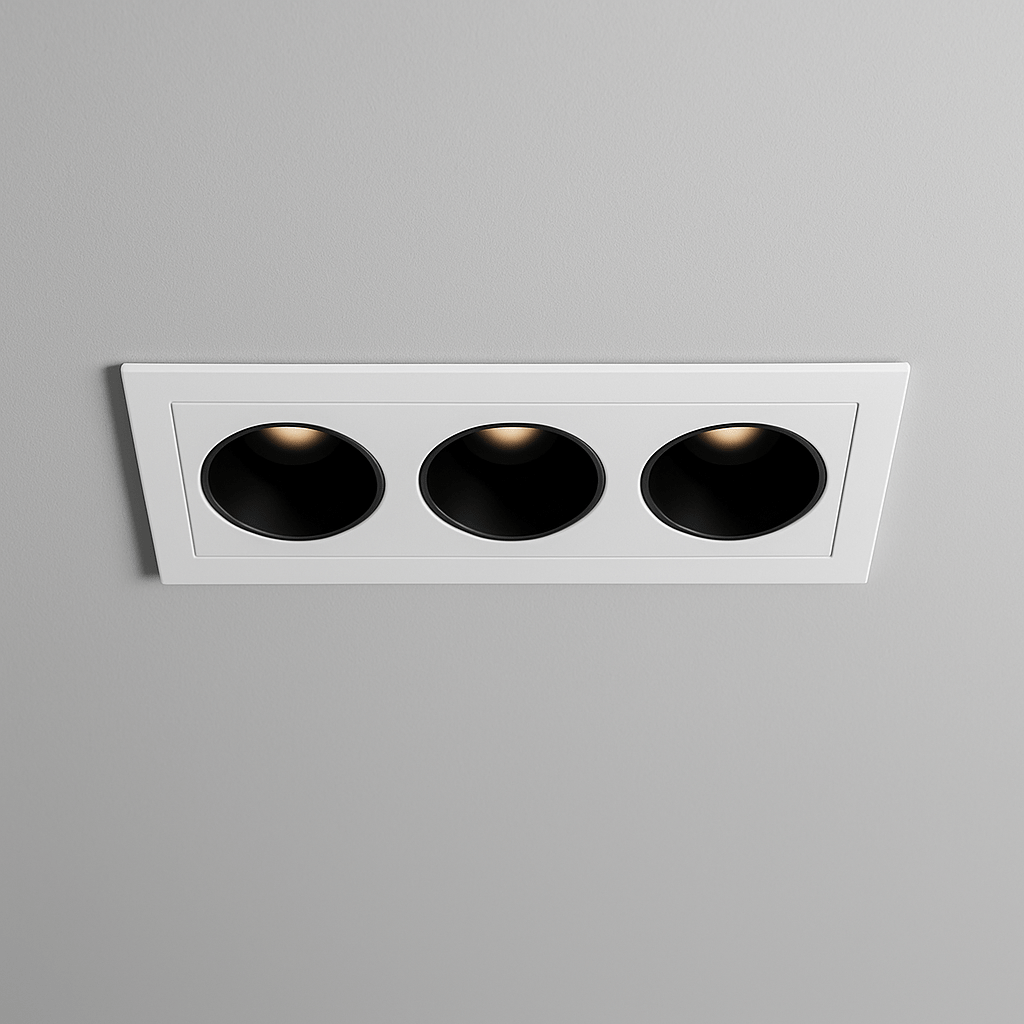 Civor downlight by Residence Supply, sleek round LED ceiling light fixture with modern design, white finish, and adjustable brightness.