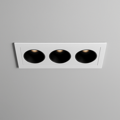 Civor downlight by Residence Supply, sleek round LED ceiling light fixture with modern design, white finish, and adjustable brightness.