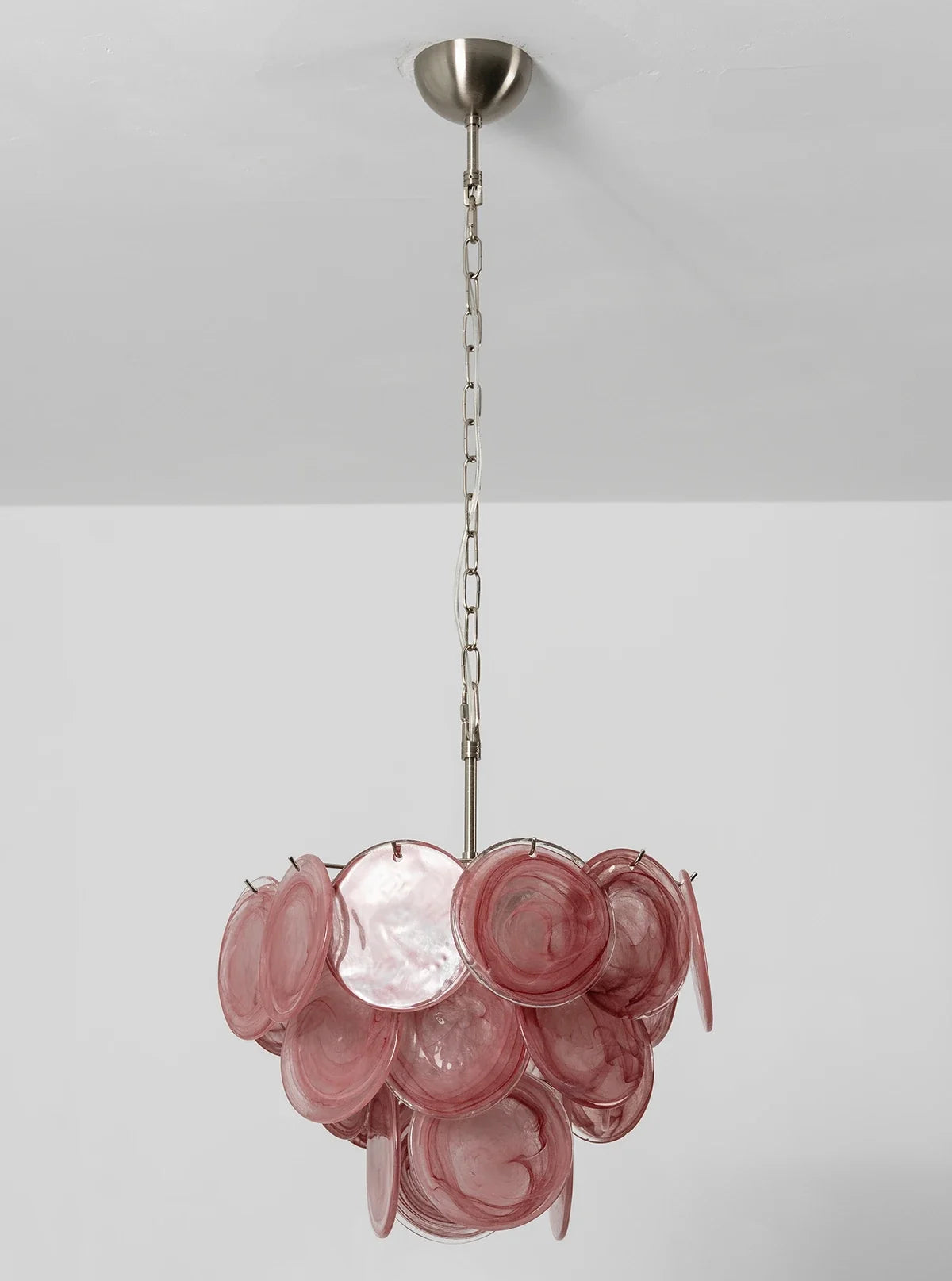 Retro Glass Disc Chandelier