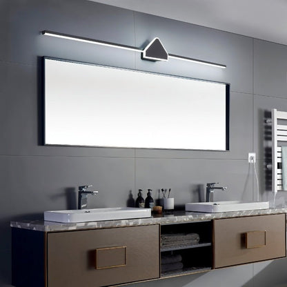 Modern black Clytheris Wall Lamp by Residence Supply, bathroom vanity light with sleek, contemporary design and clean lines.