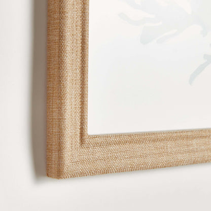 Coastal Framed Coral Silhouette Prints in Natural Wood Frames (Set of 4) - Nuvé