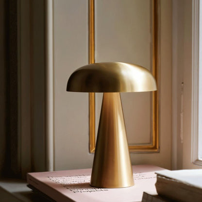 Residence Supply Como table lamp with a sleek ceramic base and fabric shade, ideal for modern living room or bedroom decor.