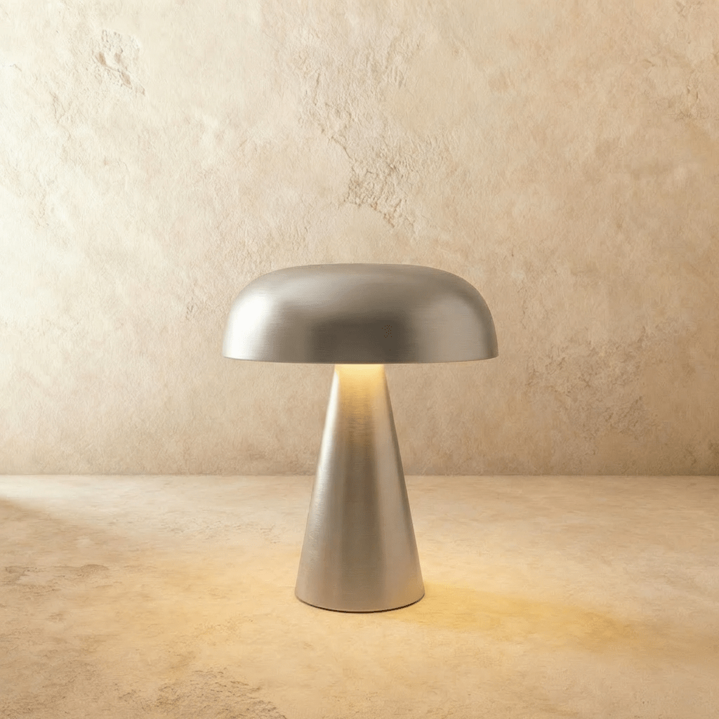 Residence Supply Como Table Lamp with a sleek, modern design and fabric shade on a wooden base, ideal for home decor.