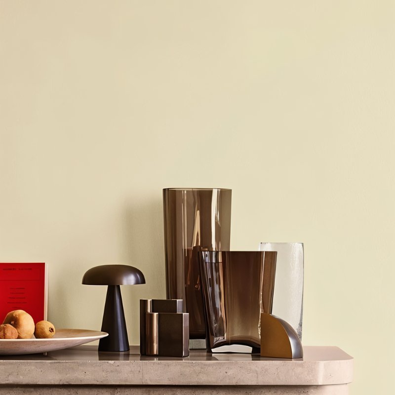 Residence Supply Como table lamp with a modern design, featuring a sleek base and a fabric lampshade.