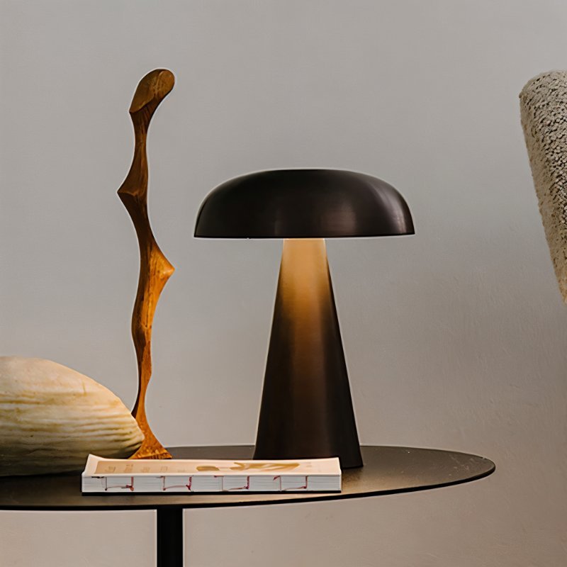 Residence Supply Como Table Lamp with sleek ceramic base and fabric shade, perfect for modern home decor.