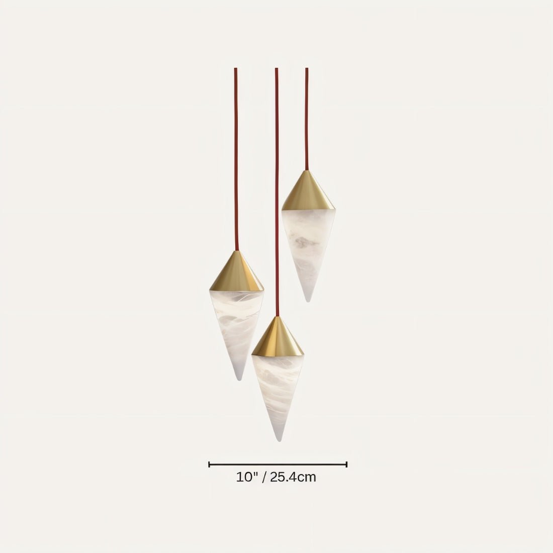 Conus Alabaster Chandelier - Nuvé