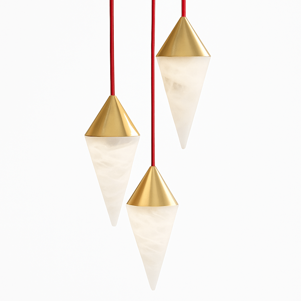 Conus Alabaster Chandelier - Nuvé