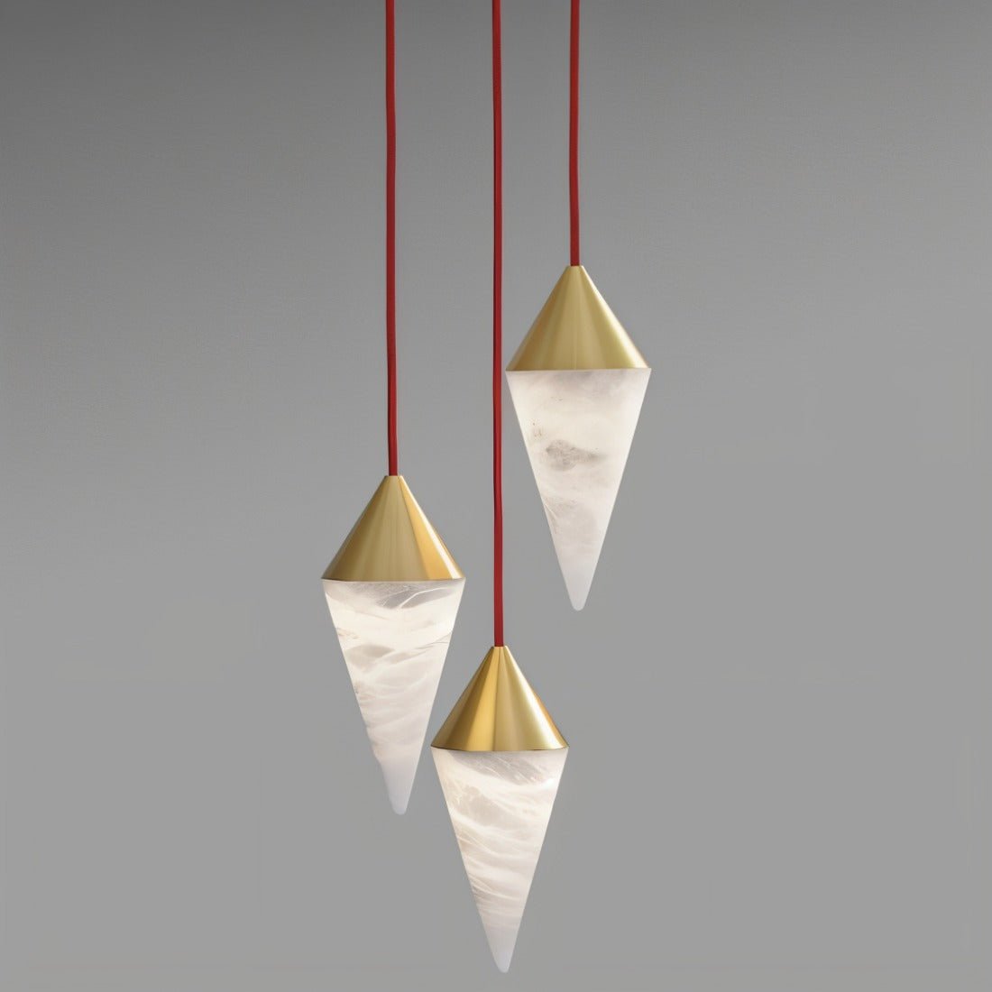 Conus Alabaster Chandelier - Nuvé