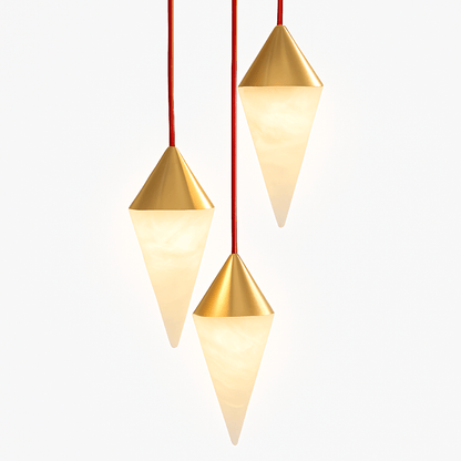 Conus Alabaster Chandelier - Nuvé