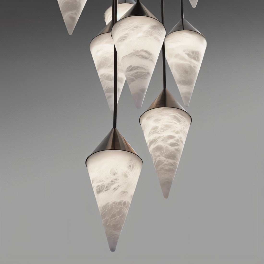 Conus Alabaster Chandelier - Nuvé