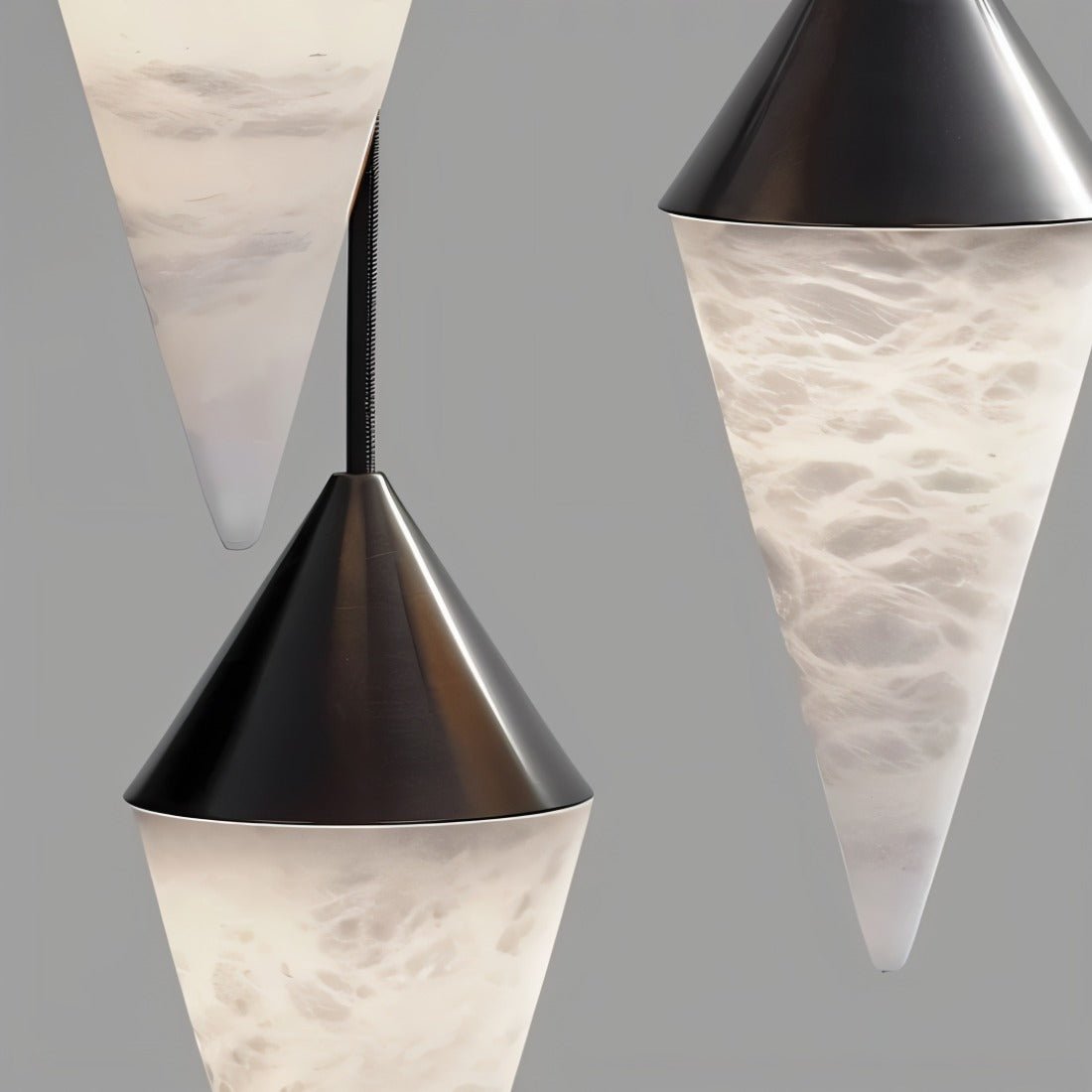 Conus Alabaster Chandelier - Nuvé