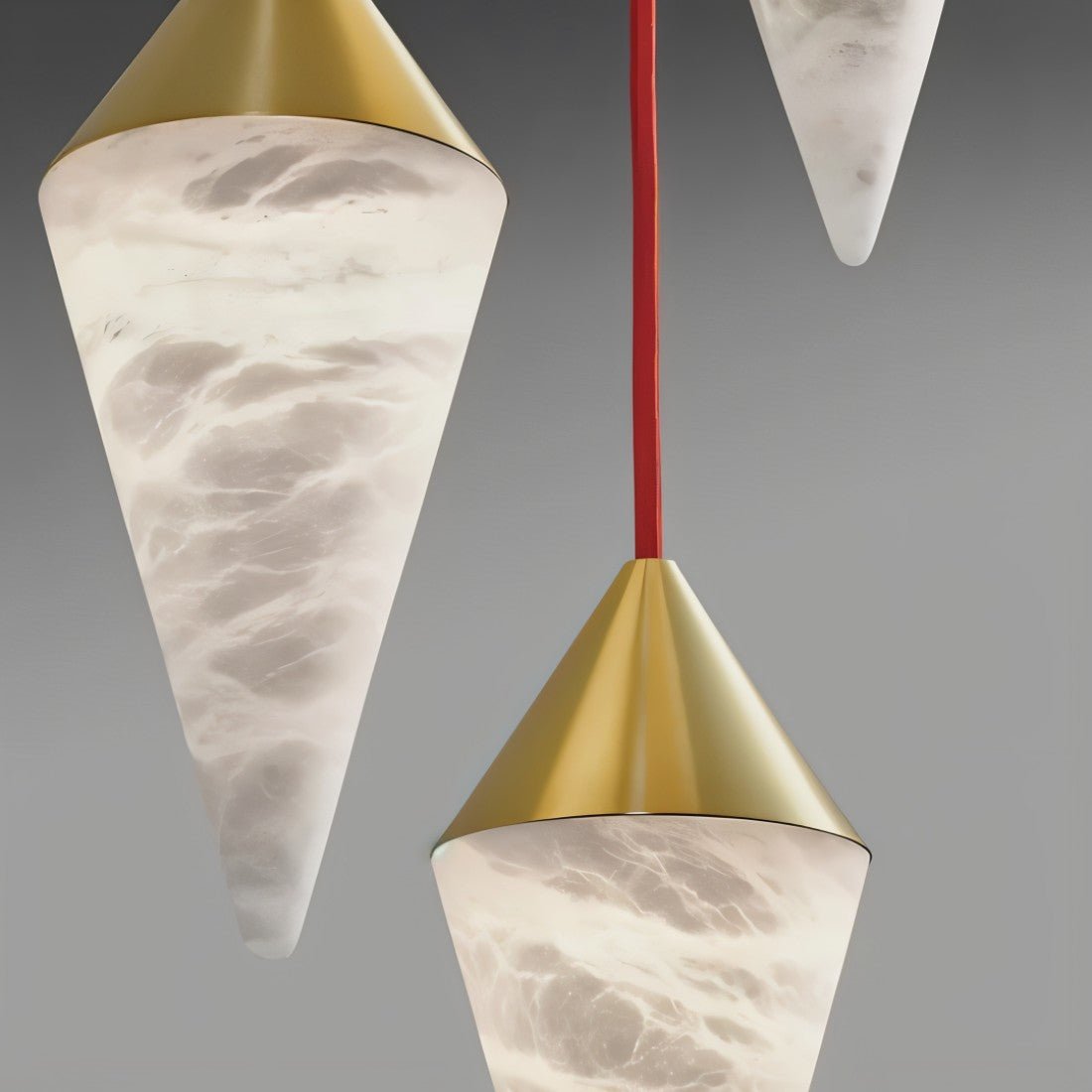 Conus Alabaster Chandelier - Nuvé