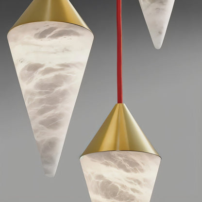 Conus Alabaster Chandelier - Nuvé