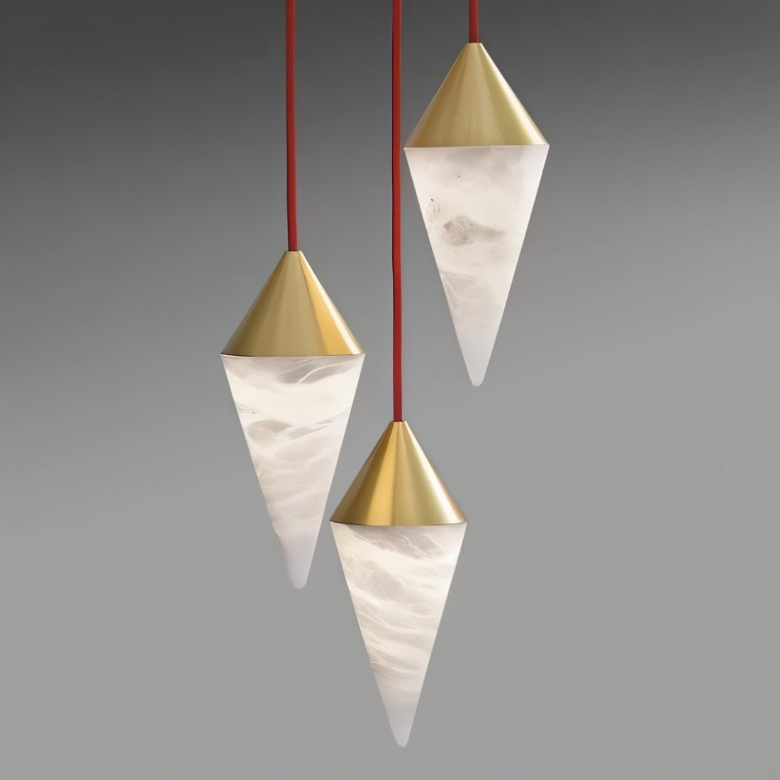 Conus Alabaster Chandelier - Nuvé