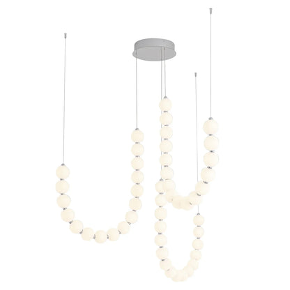 Coralie Draped Pearl Chandelier