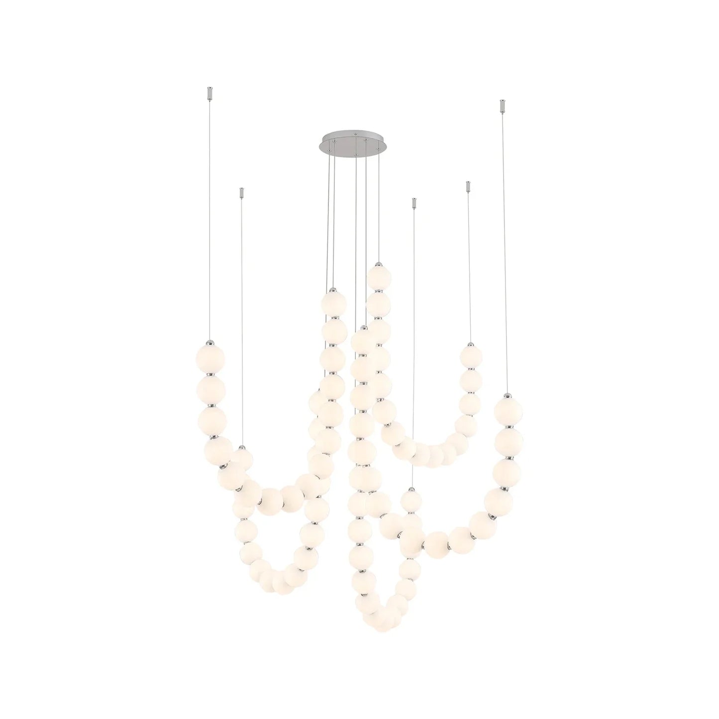Coralie Draped Pearl Chandelier