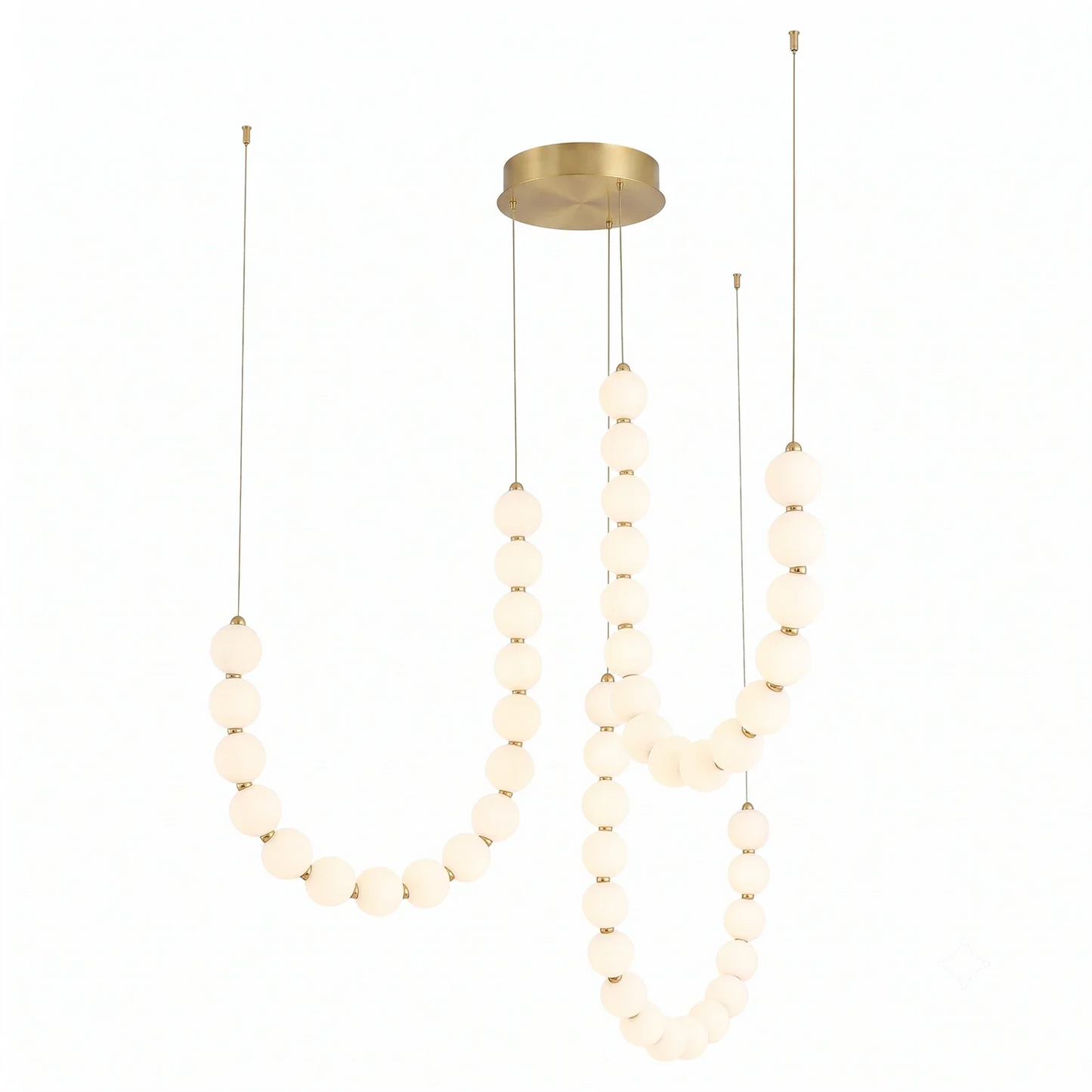 Coralie Draped Pearl Chandelier