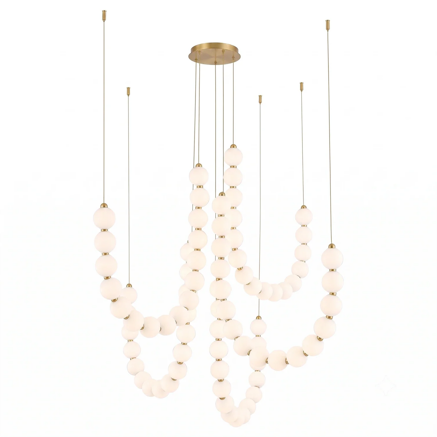 Coralie Draped Pearl Chandelier