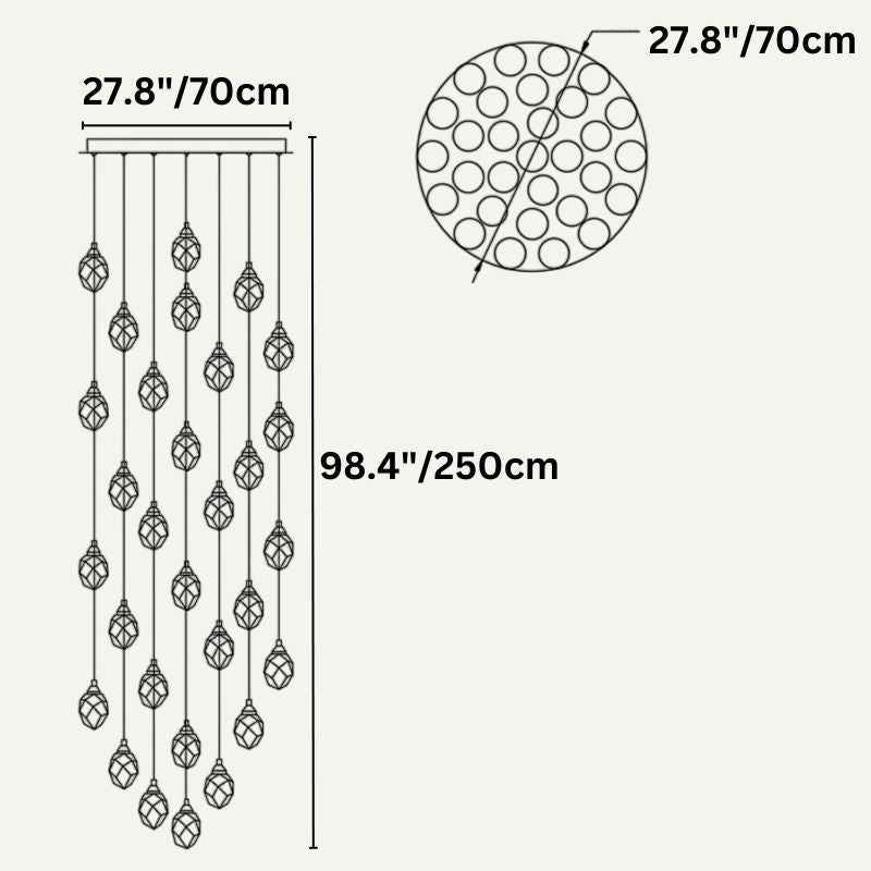 Cristal Chandelier - Nuvé