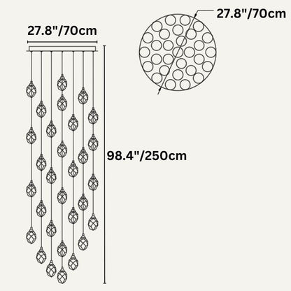 Cristal Chandelier - Nuvé