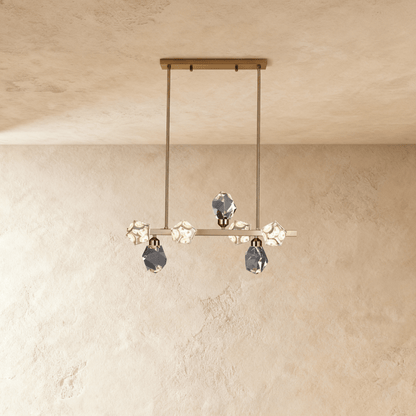 Elegant crystal chandelier by Residence Supply with sparkling glass crystals and intricate metal detailing, perfect for luxury lighting decor.
